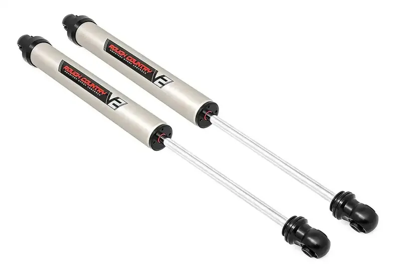 Rough Country V2 Monotube Performance Shocks – Gas-Charged, All-Terrain Ready (Model 760744_G) 1