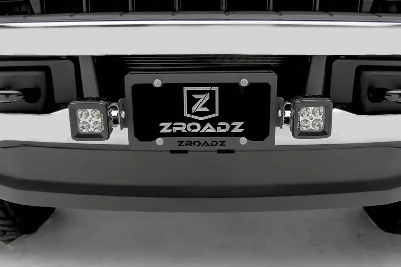 T-Rex Z310005 Universal Led License Plate Bracket With Mounting Frame 1