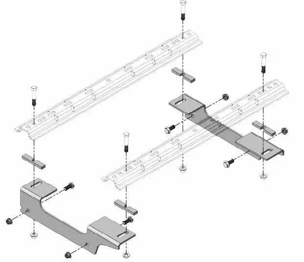 Universal Frame Bracket Installation Kit For Custom Fabrication Projects 1