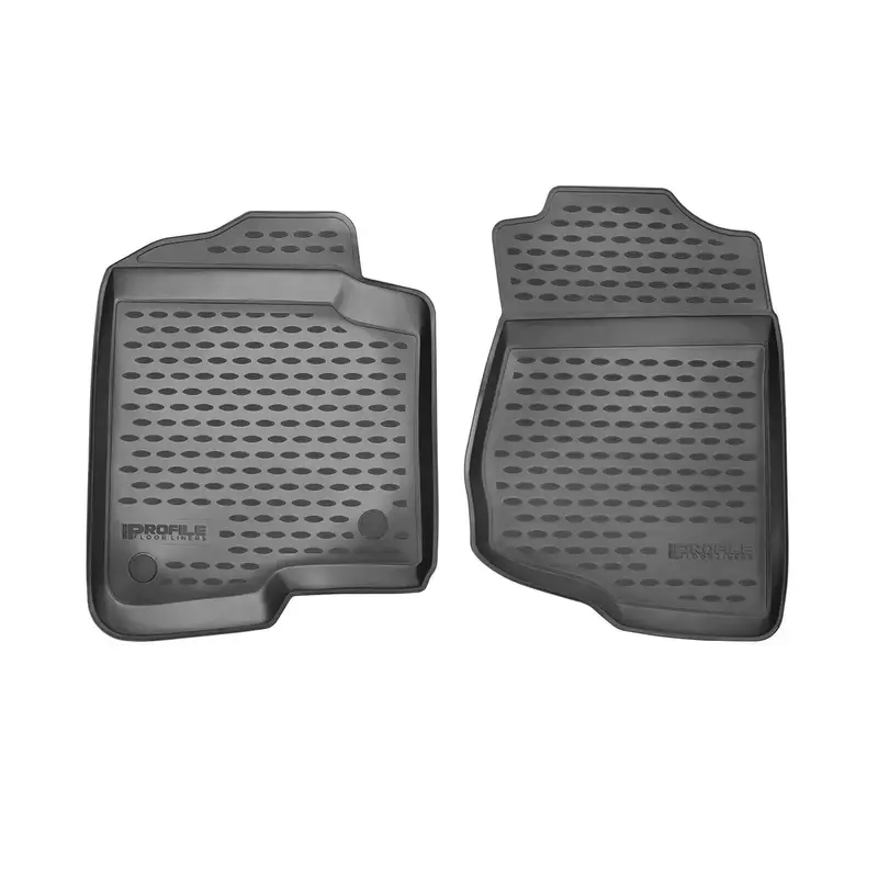 Westin Profile Black Floor Liners – 2-Piece Front Set 1